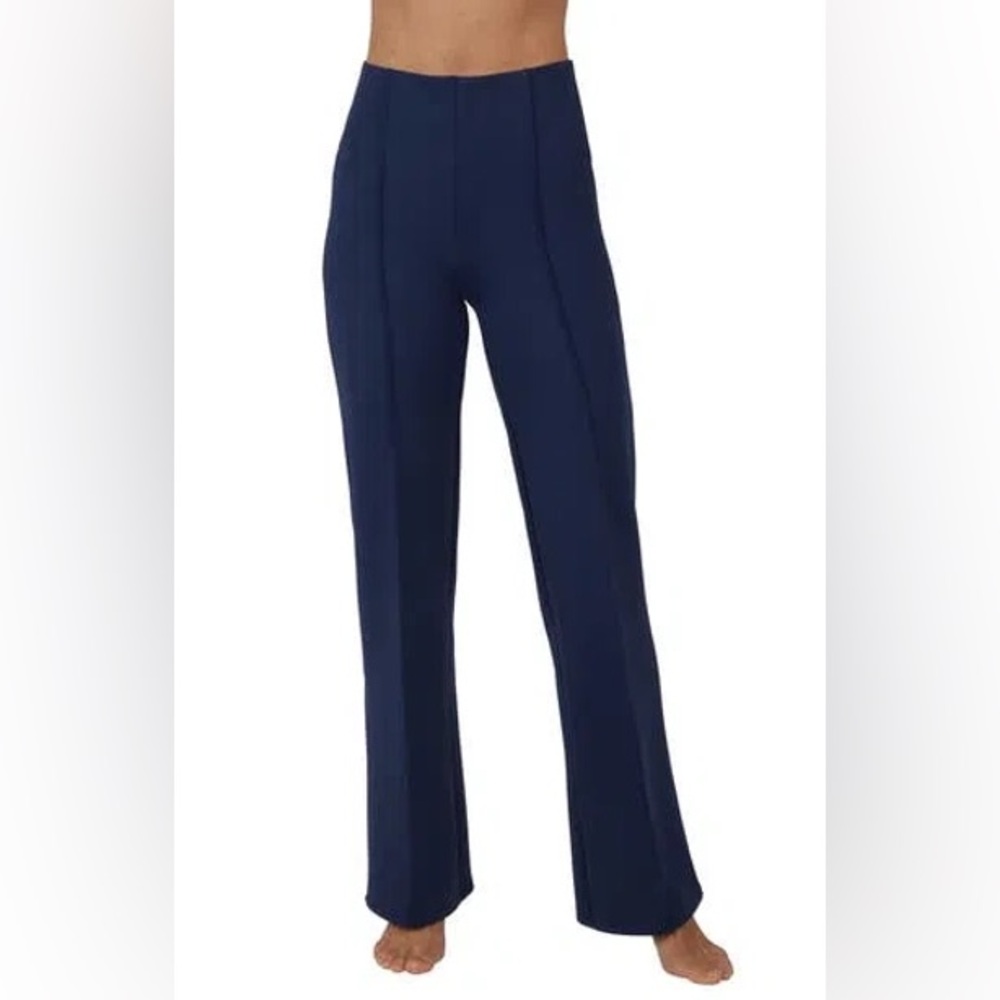 Yogalicious Smoothing Formatic Scuba Straight Pants – Navy Blue (Size M)